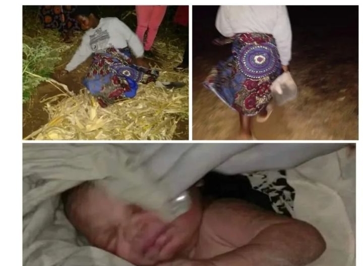 A New Born Baby Has Been Rescued After Being Buried Alive By The 21-year-old Mother