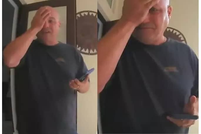 Footage Shows Father Moments After He Shot And Killed His 22 year-old Son[video]