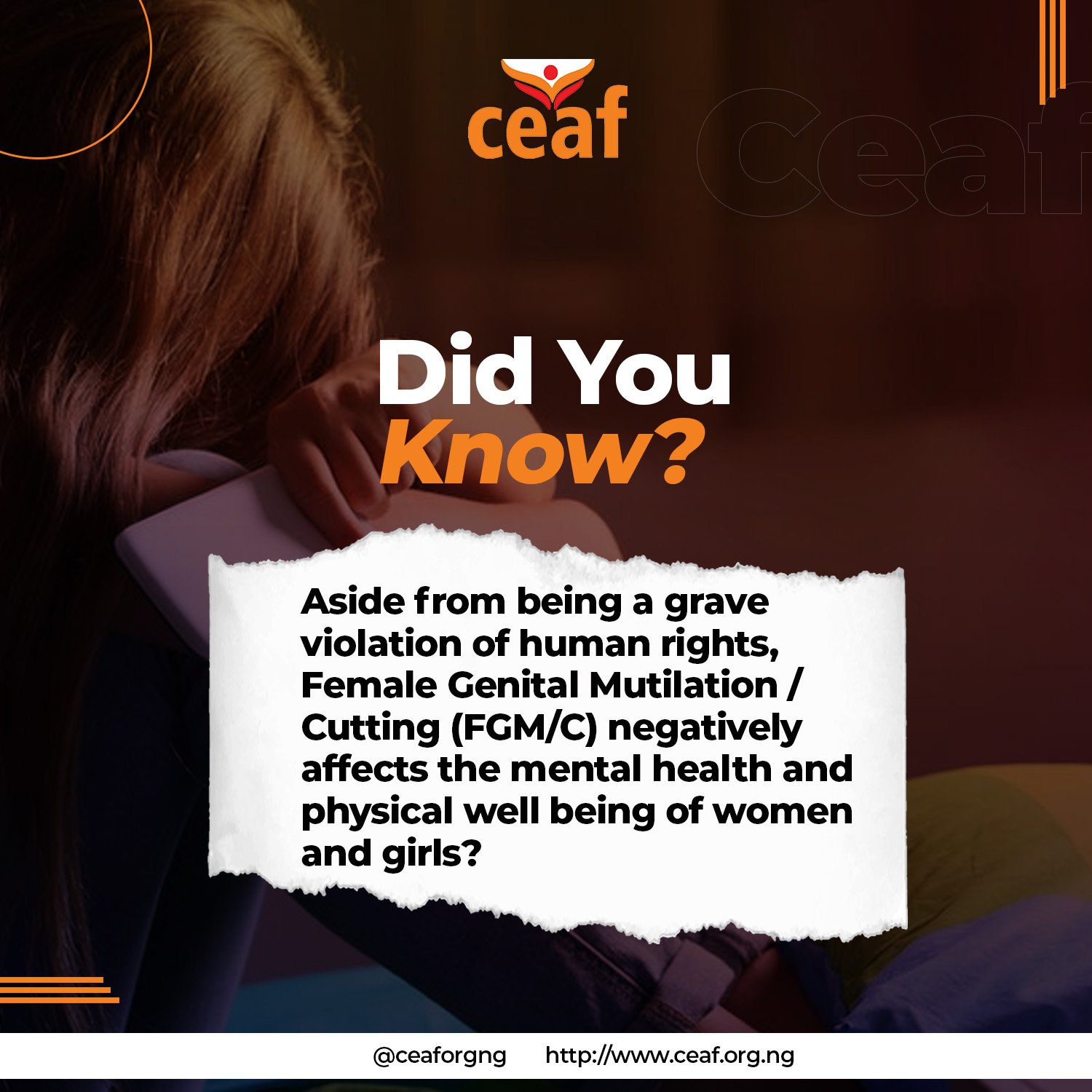 Female genital mutilation (FGM)
