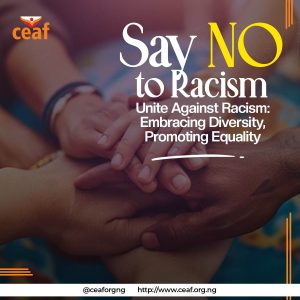 UNITE AGAINST RACISM: EMBRACING DIVERSITY, PROMOTING EQUALITY