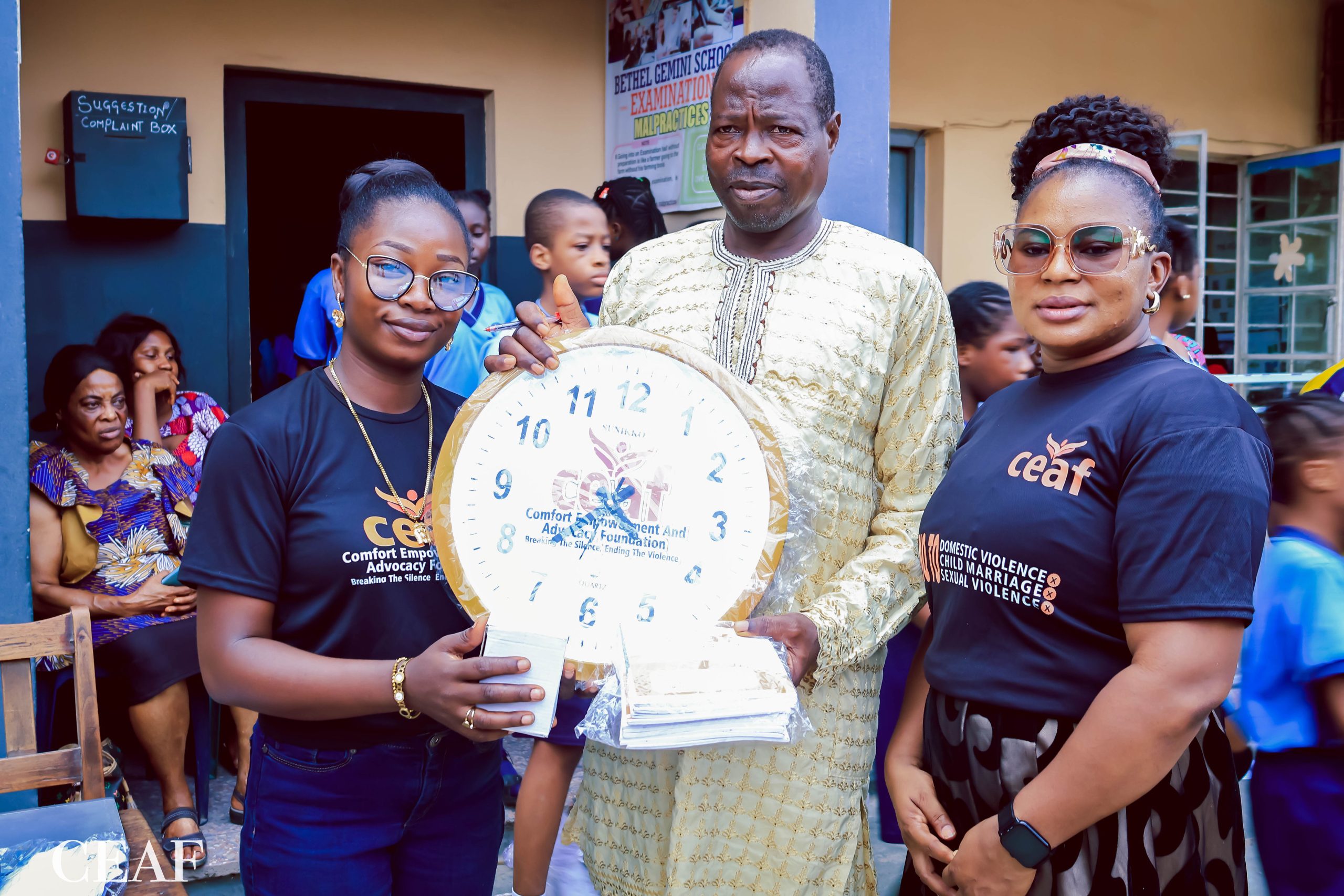 CEAF School Drive- Sexual Abuse Prevention.